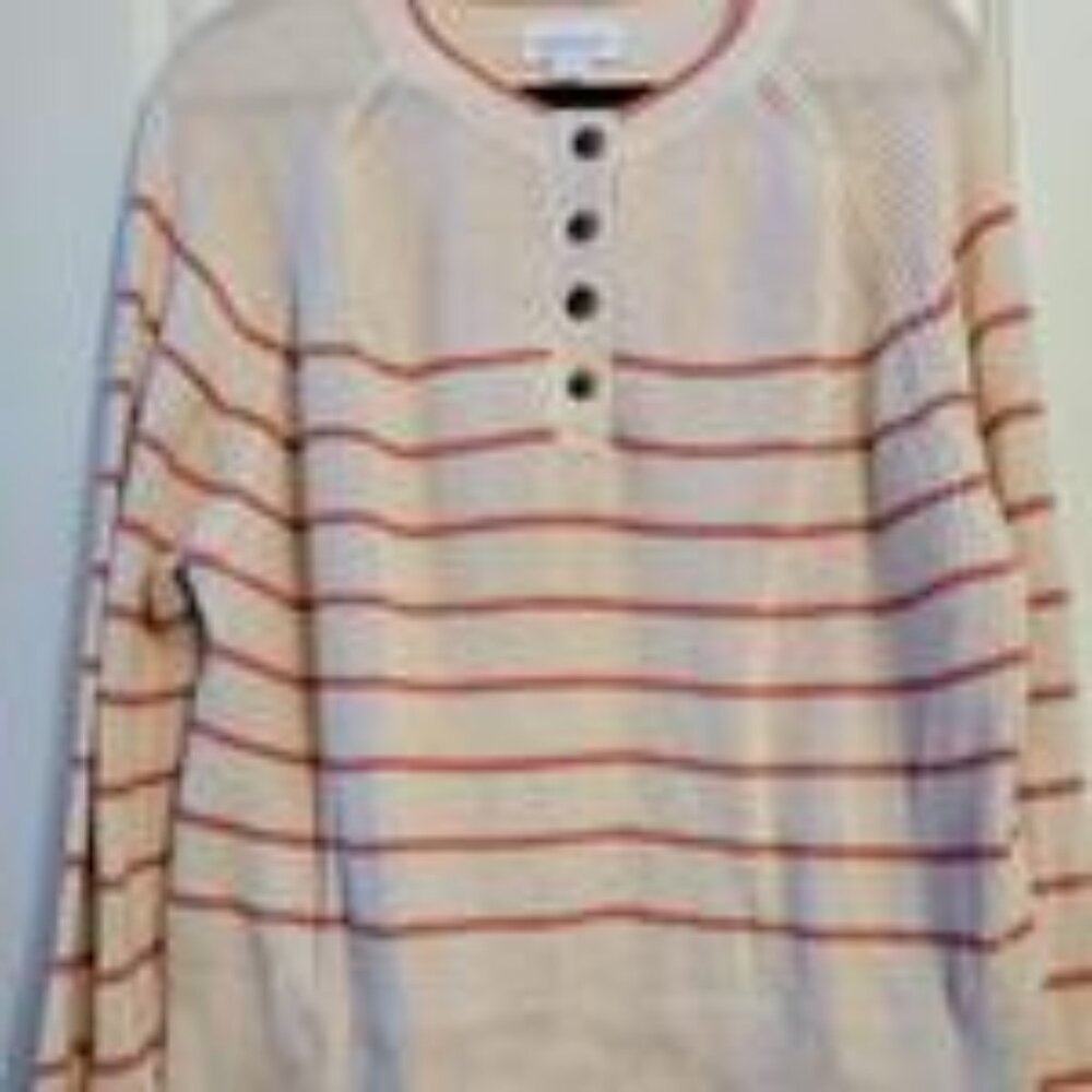 Velvet Women's Cream and Pink Cardigan